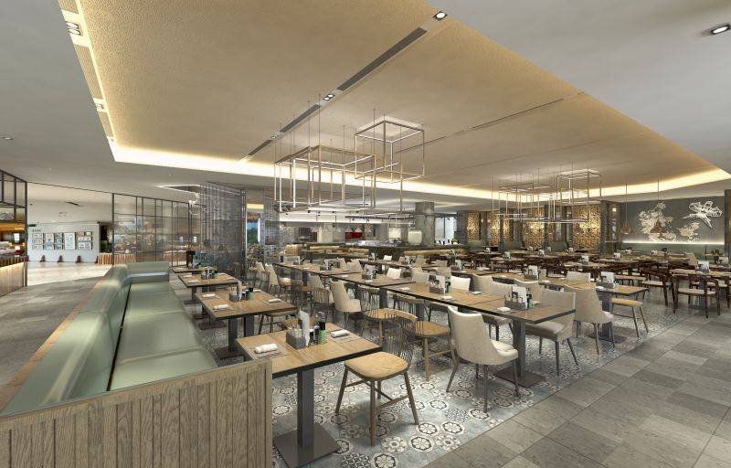 Dark Accent in Dining Area