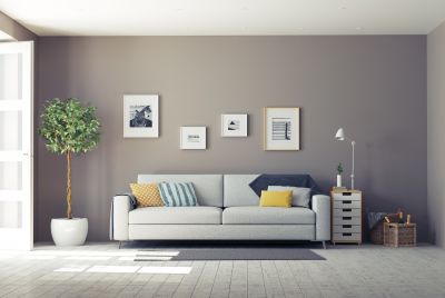 Modern Gray Living Room